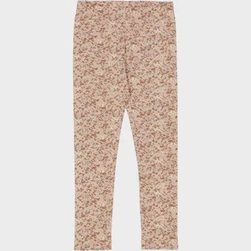 Jersey Leggings in Pale Lilac Flowers