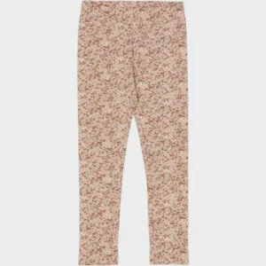 Jersey Leggings in Pale Lilac Flowers