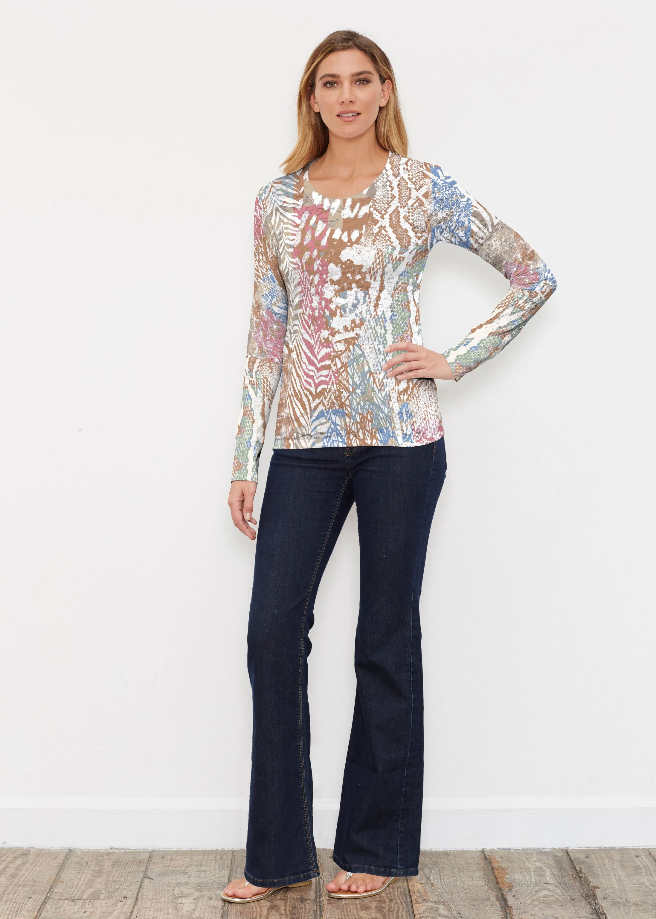 Jungle Warrior (7849) ~ Thermal Long Sleeve Crew Shirt