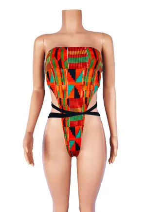 KENTE super high cut monokini XS