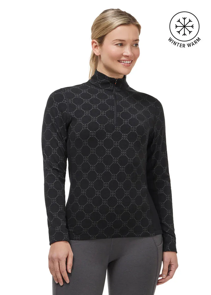 Kerrits Stable Temp Merino Wool Quarter Zip Top