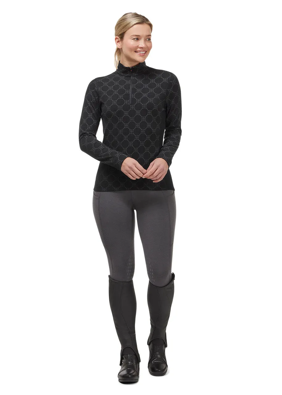 Kerrits Stable Temp Merino Wool Quarter Zip Top