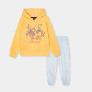 Kids Soft Cotton Graphic Fleece Tracksuit