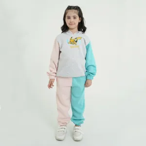 Kids Soft Cotton Graphic Fleece Tracksuit