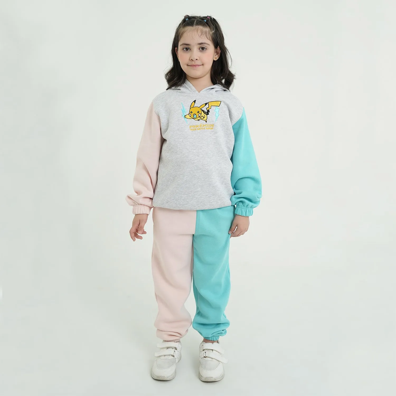 Kids Soft Cotton Graphic Fleece Tracksuit