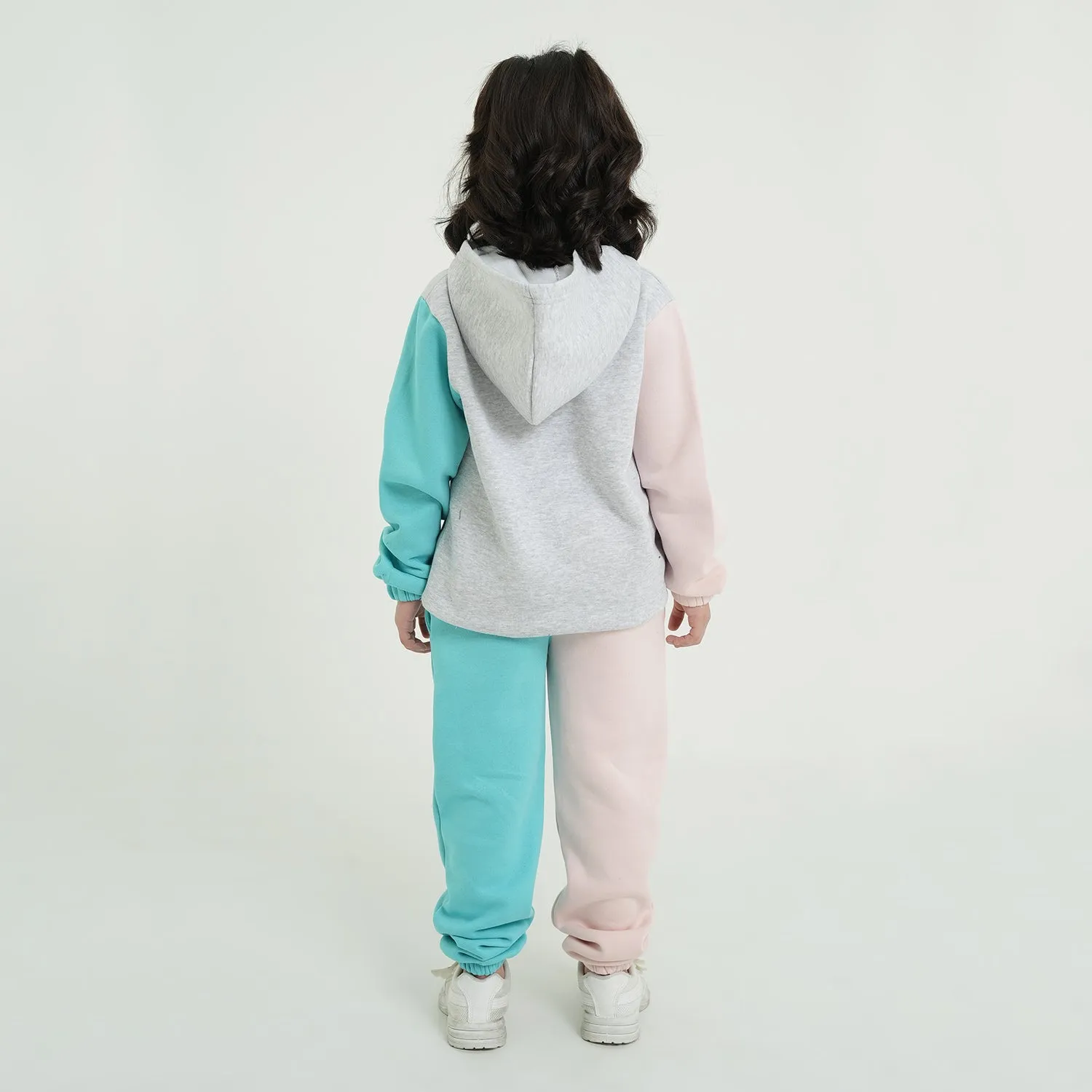 Kids Soft Cotton Graphic Fleece Tracksuit