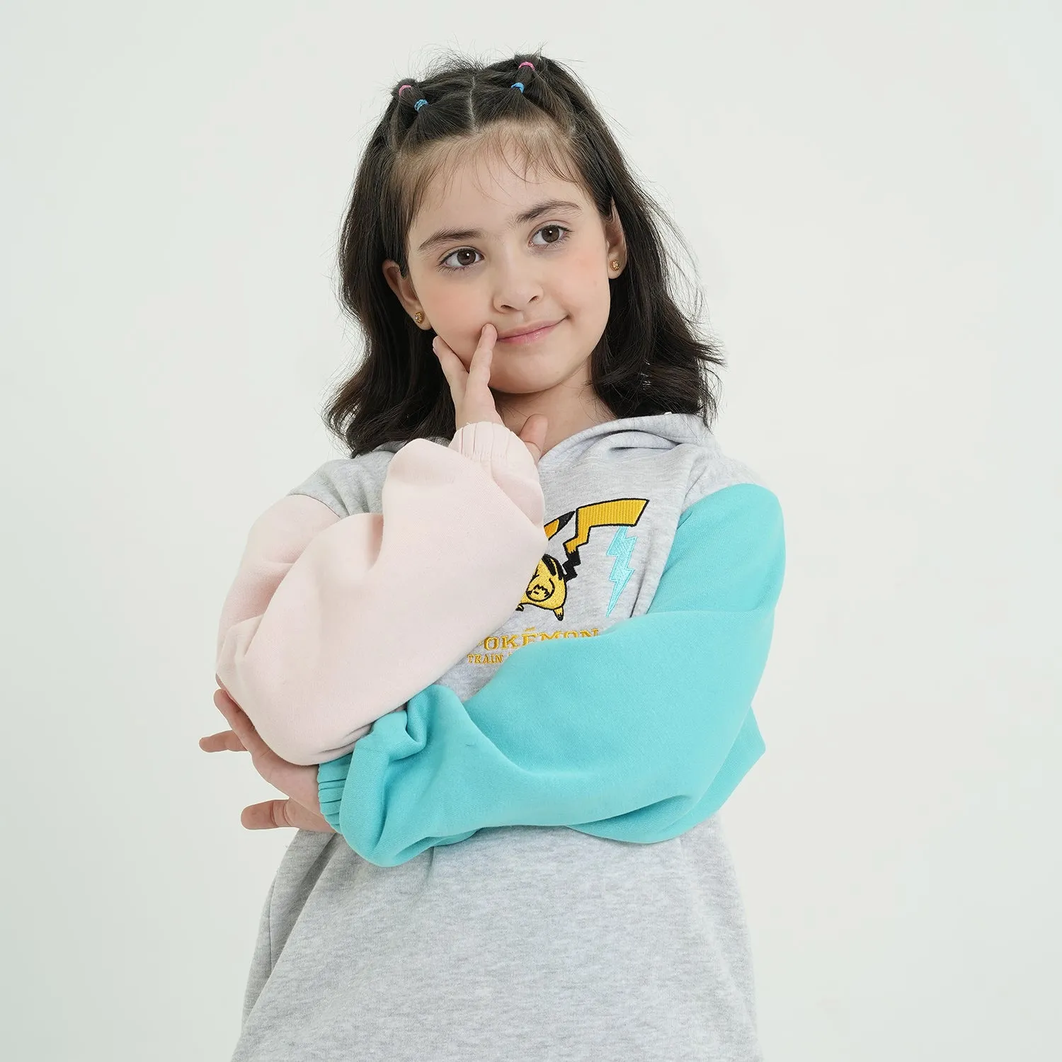 Kids Soft Cotton Graphic Fleece Tracksuit