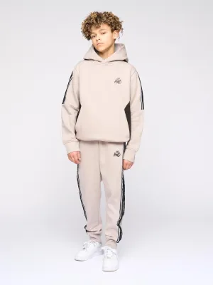 Kids Techy Taped Tracksuit Ash Grey
