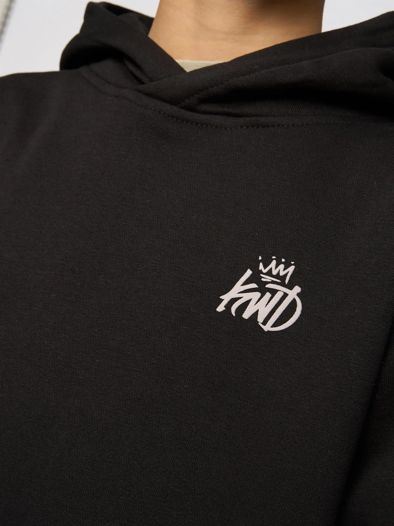 Kids Techy Taped Tracksuit Black