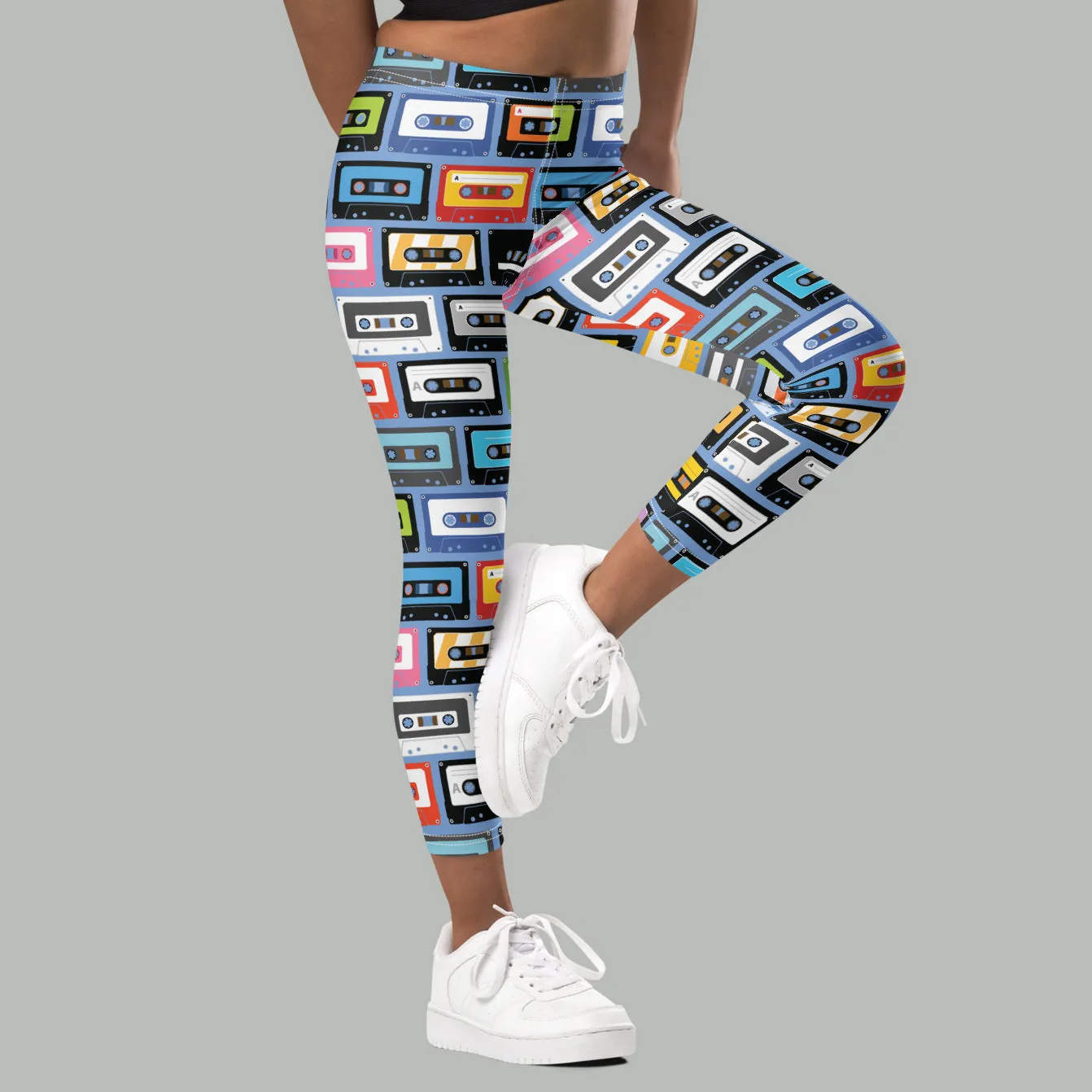 Kids/Youth Cassette Tapes Leggings