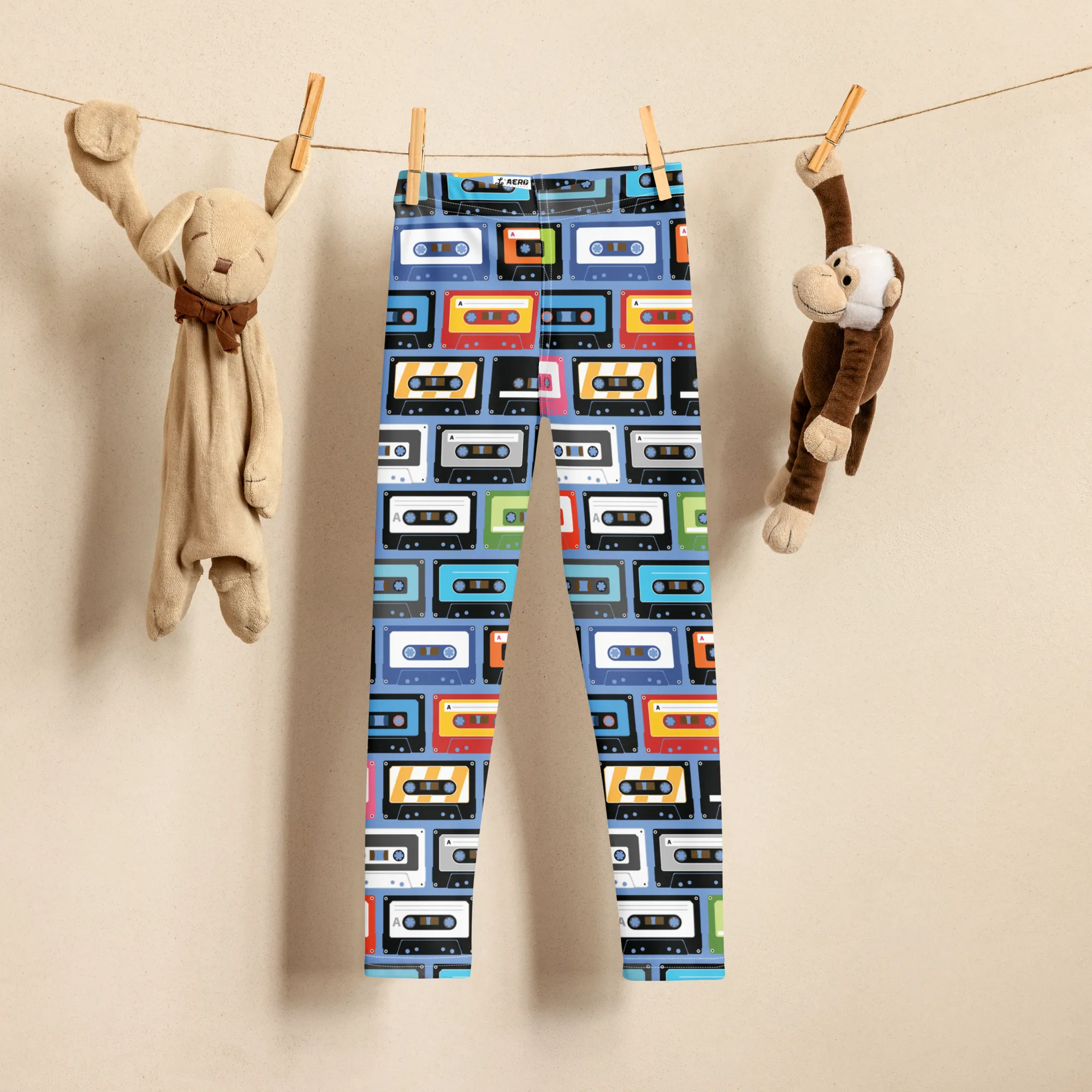 Kids/Youth Cassette Tapes Leggings