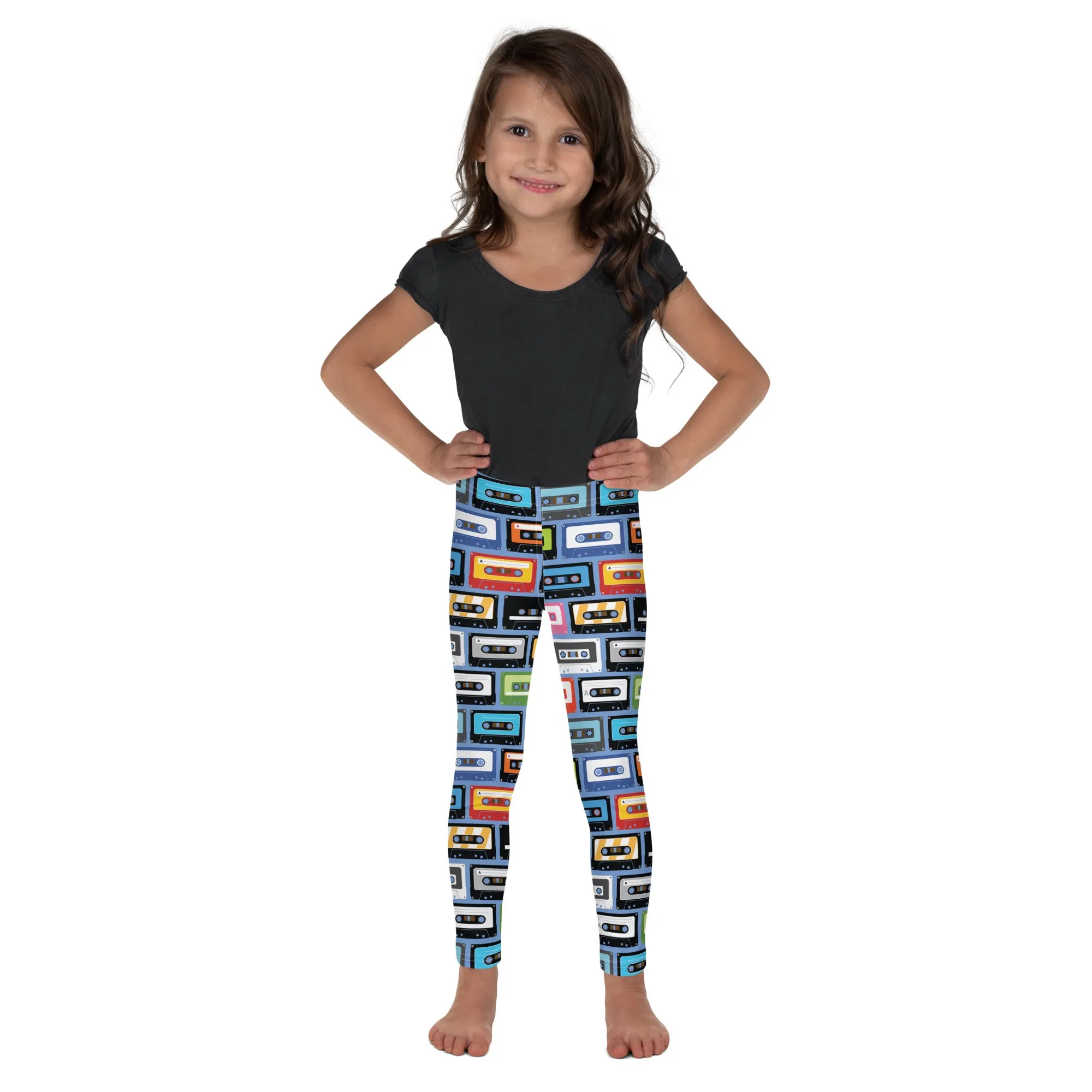 Kids/Youth Cassette Tapes Leggings