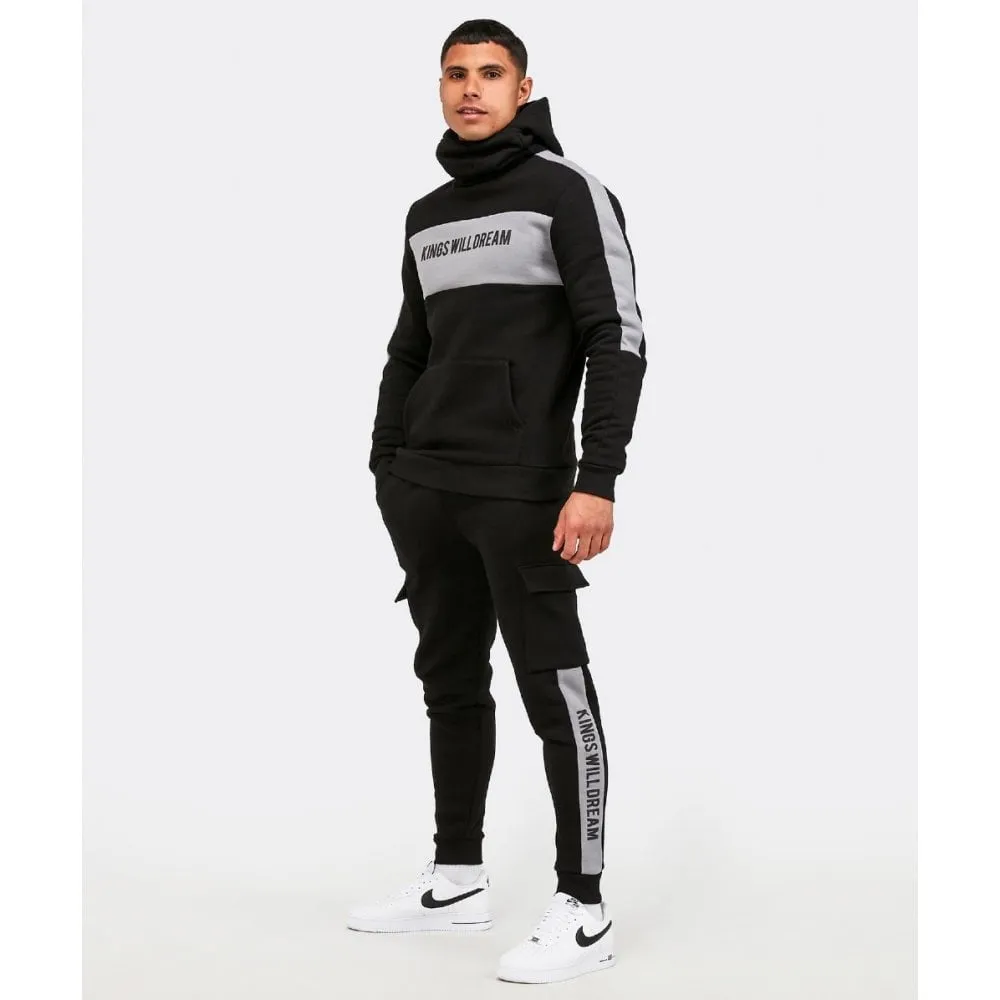 Kings Will Dream Chapman Flc Cargo Joggers Black