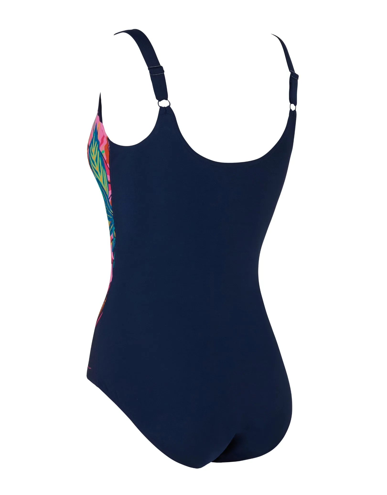 Kuringai Adjustable Scoopback Swimsuit - Navy/Multi