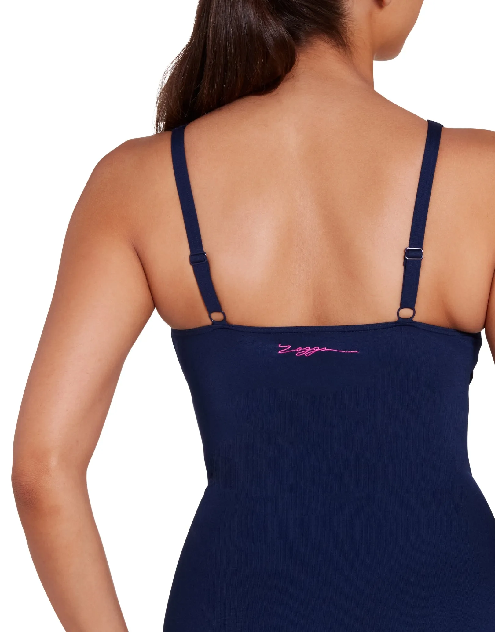 Kuringai Ruched Front Adjustable Swimsuit - Navy/Multi