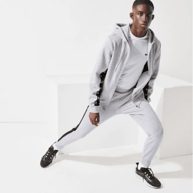 Lacoste Xh5176 Tape Joggers Grey