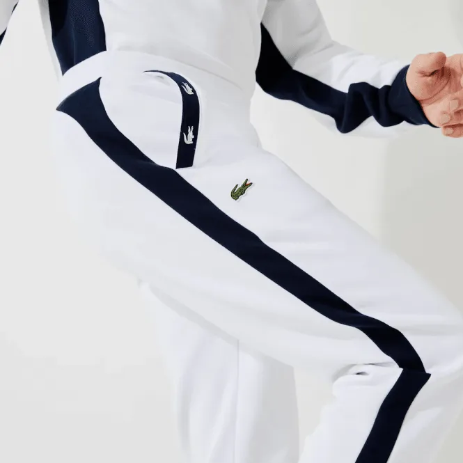 Lacoste Xh5176 Tape Joggers White