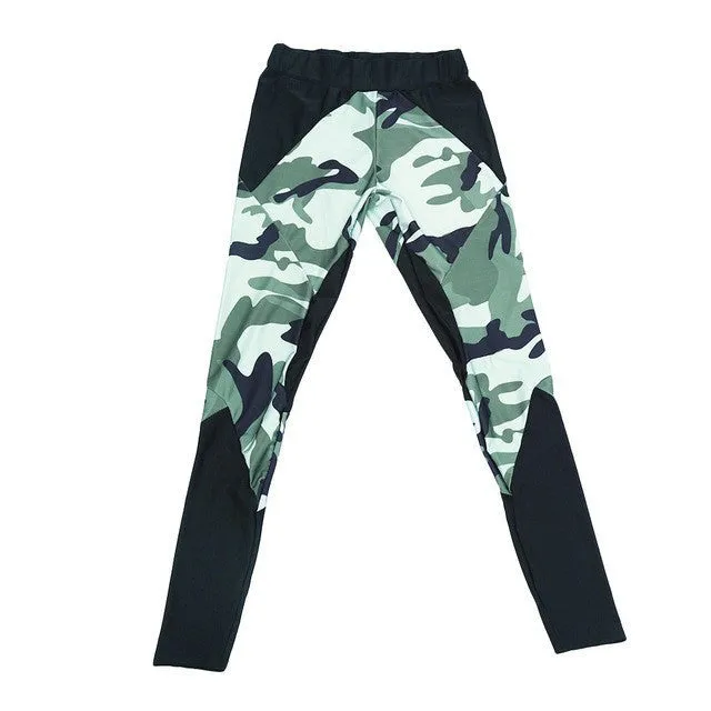 Ladies' Push Up Body Sculpting Camo Leggings - 3 Variants