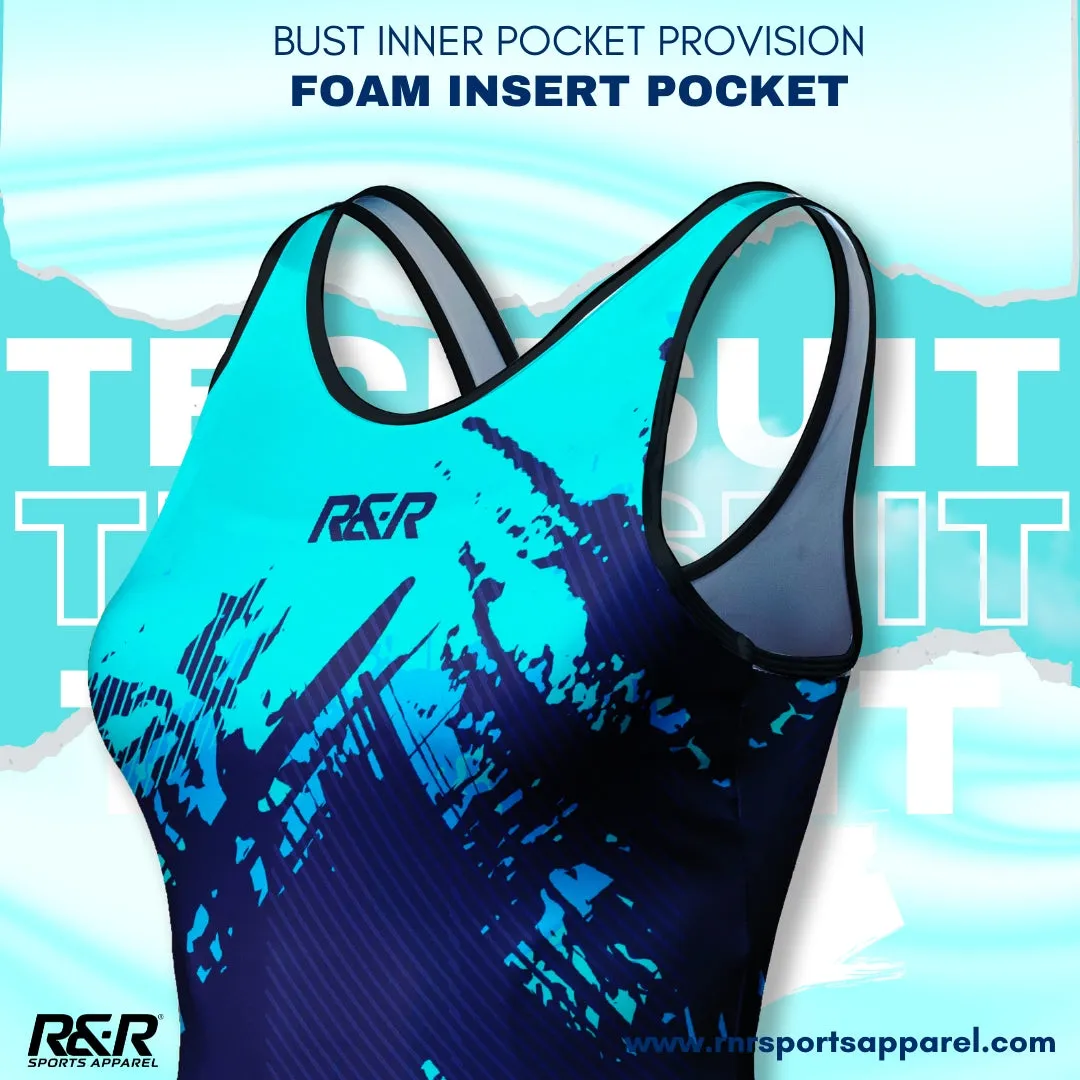 Lagoon Splash Women's Open Back Kneeskin Tech Suit Swimsuit
