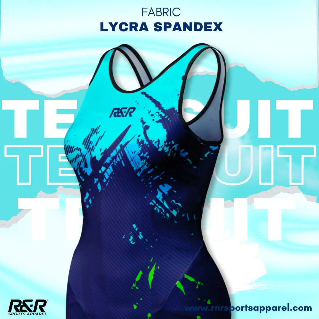 Lagoon Splash Women's Open Back Kneeskin Tech Suit Swimsuit