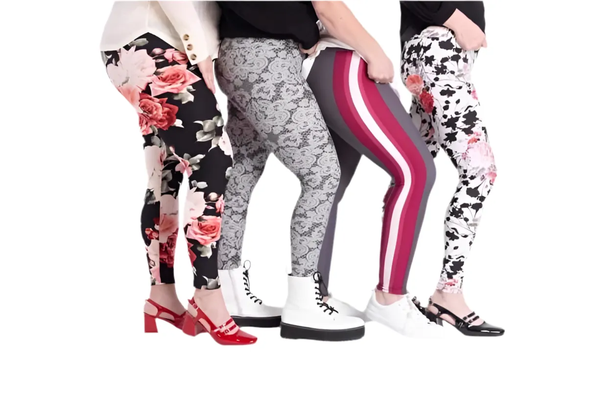 Leggings - Blue Multi Floral