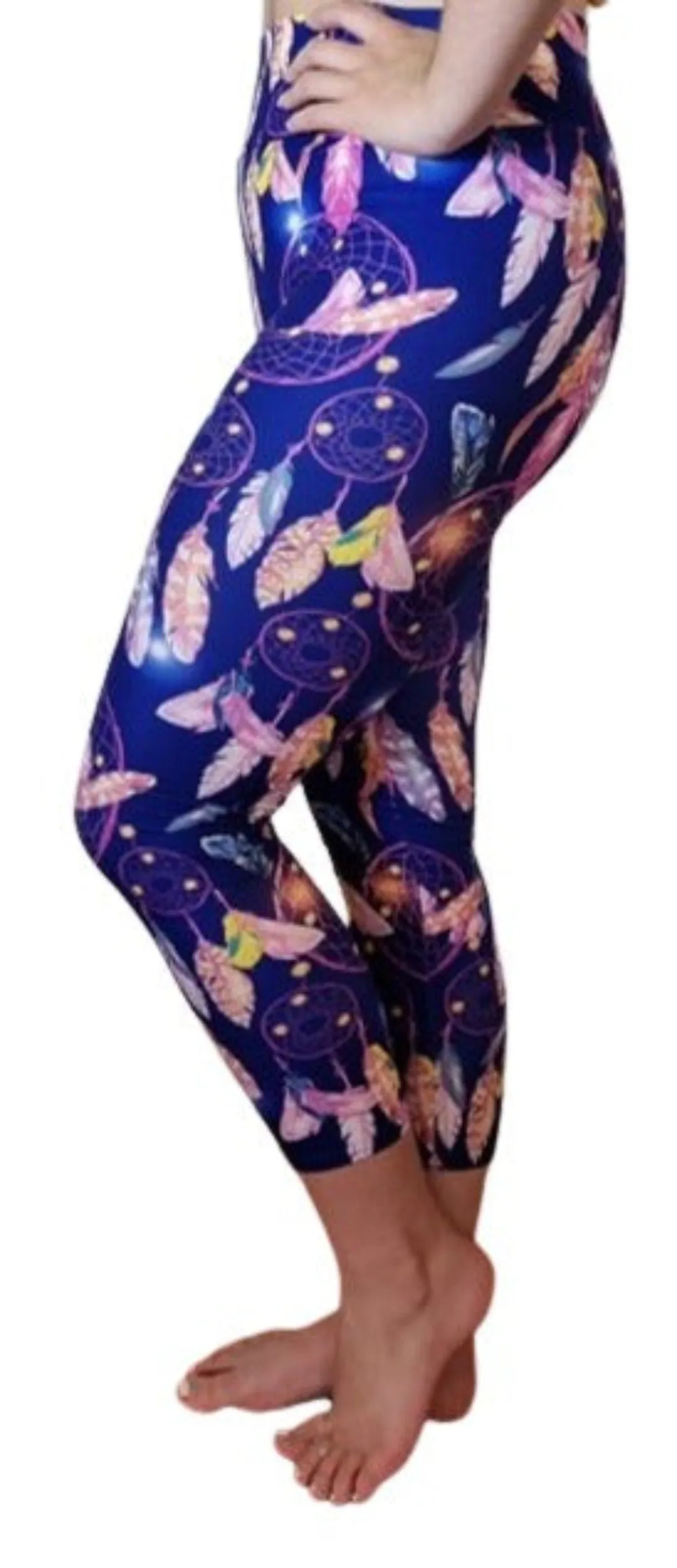 Leggings Capri Purple Dreams