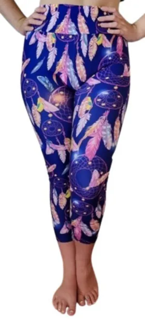 Leggings Capri Purple Dreams