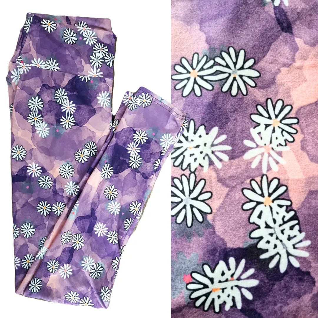 Leggings Full Length African Daisy