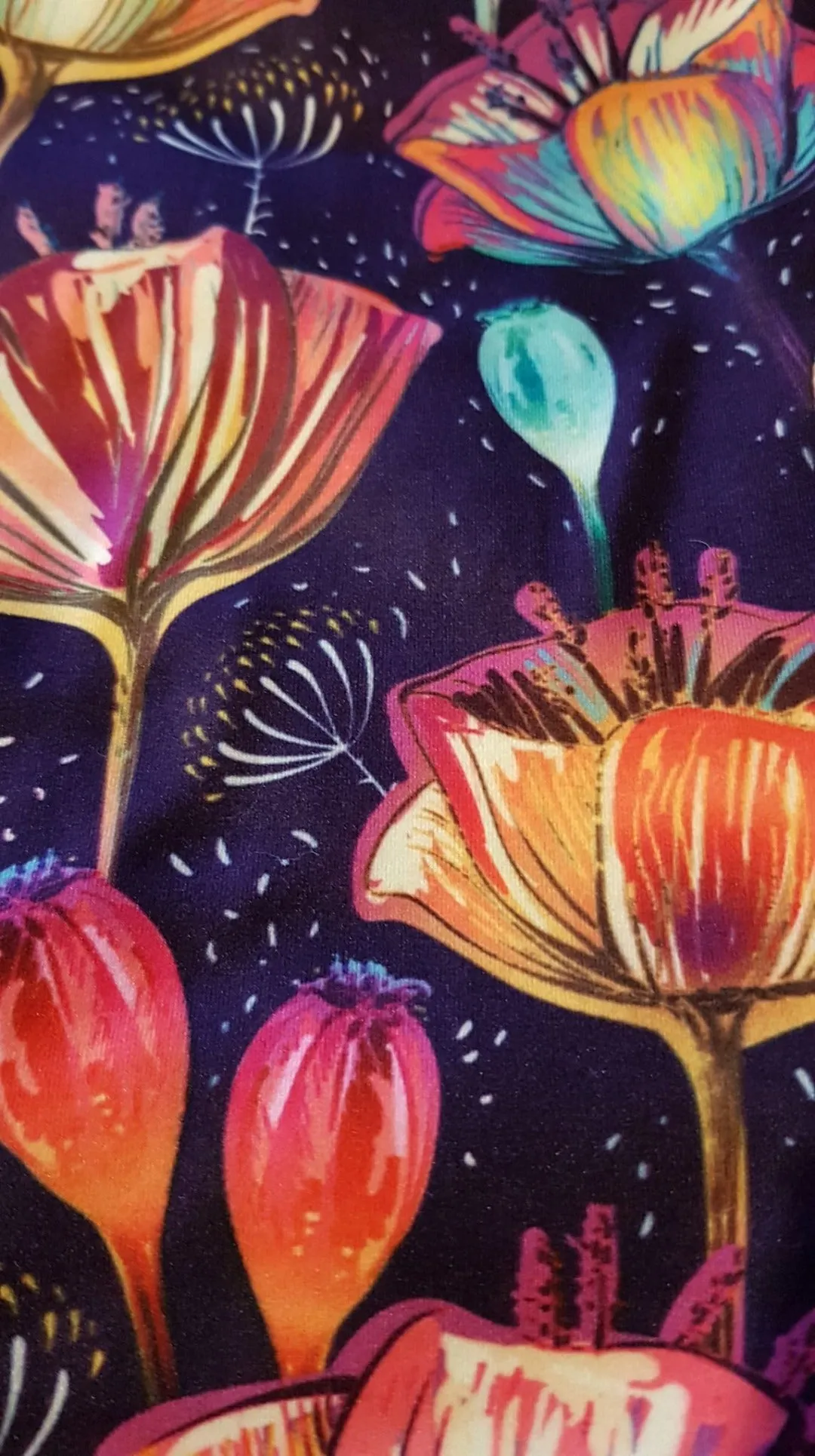 Leggings Full Length Rainbow Lotus