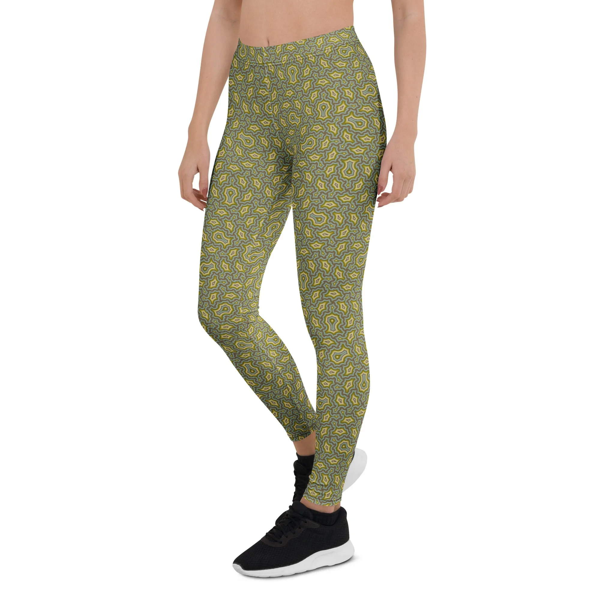 Leggings Geometric Pattern – Angelic Mexicana Purple Earth
