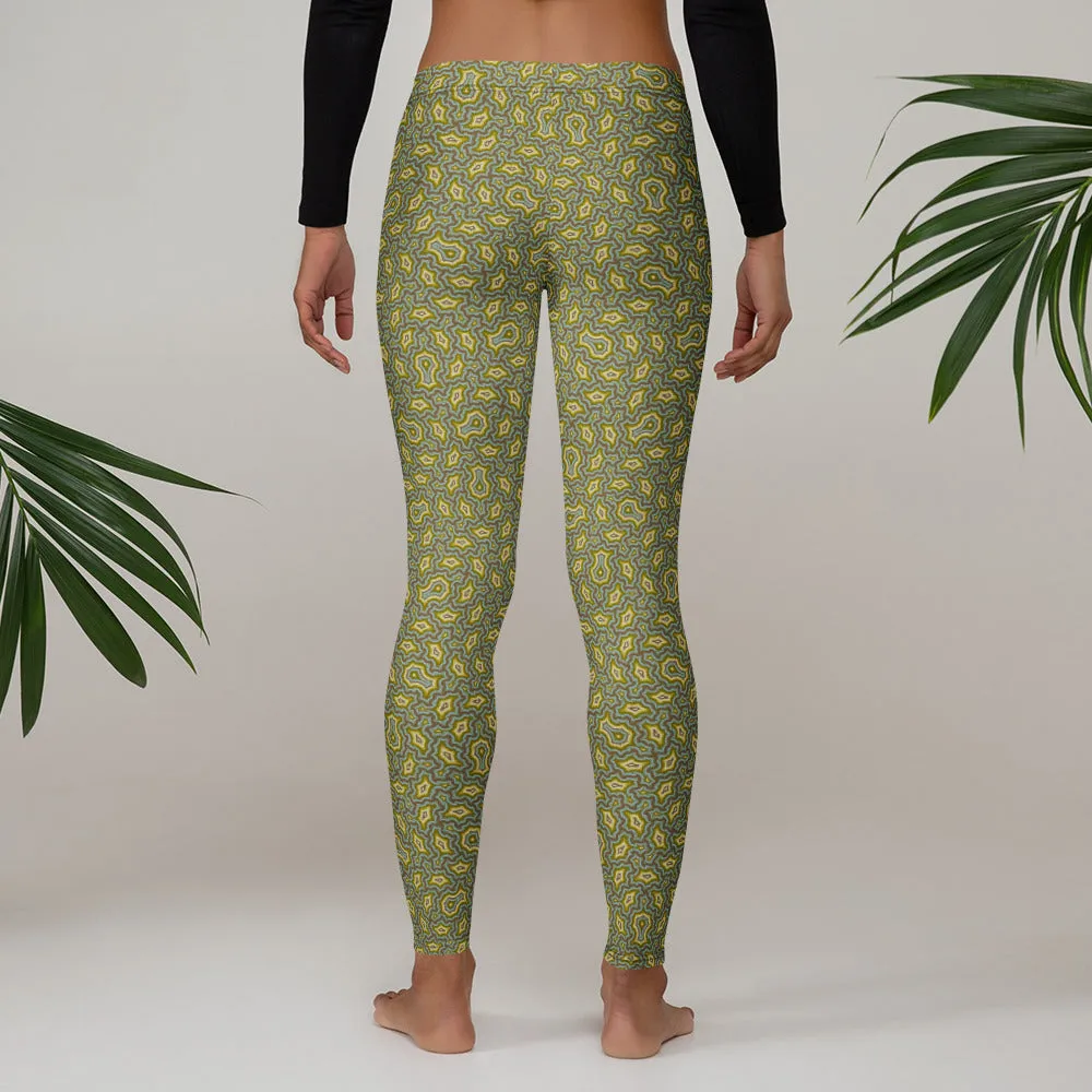 Leggings Geometric Pattern – Angelic Mexicana Purple Earth