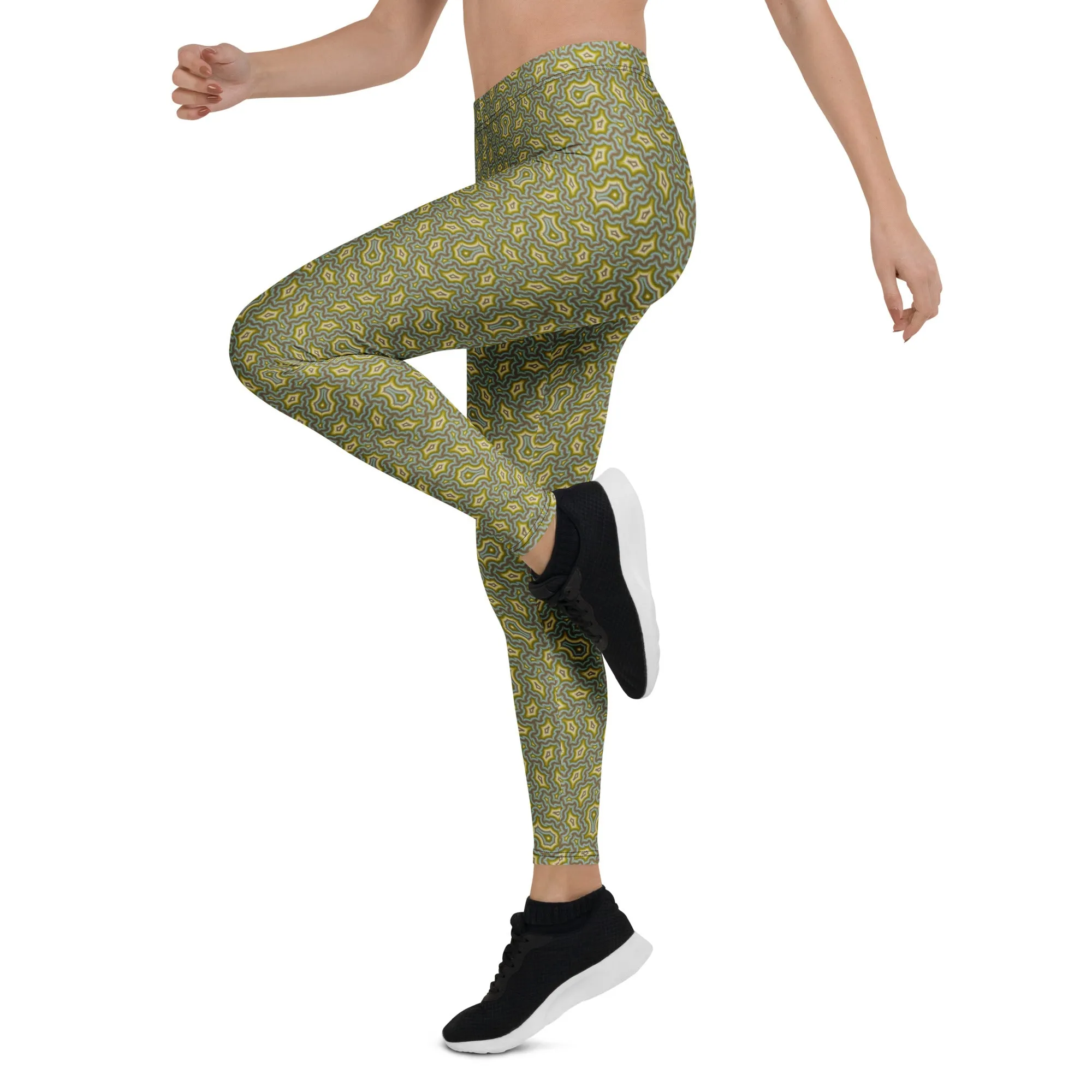 Leggings Geometric Pattern – Angelic Mexicana Purple Earth