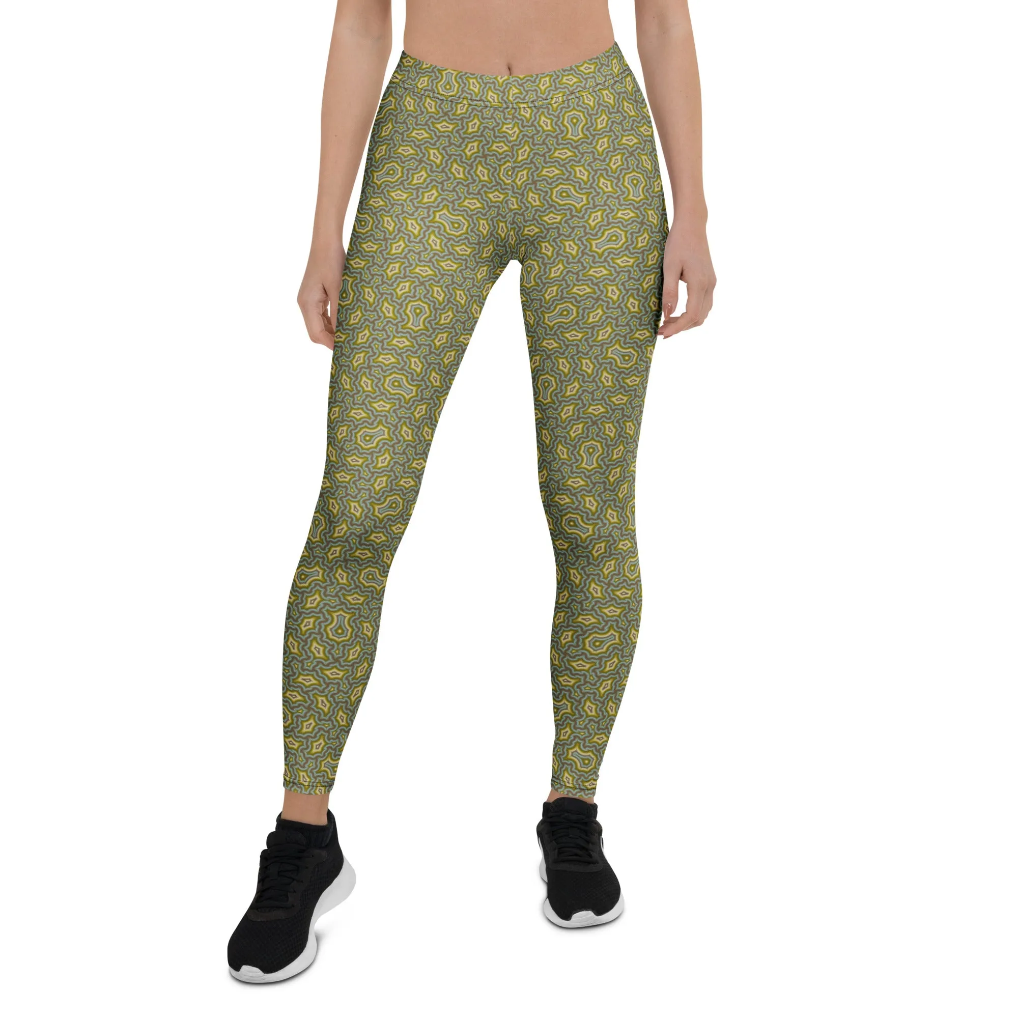 Leggings Geometric Pattern – Angelic Mexicana Purple Earth