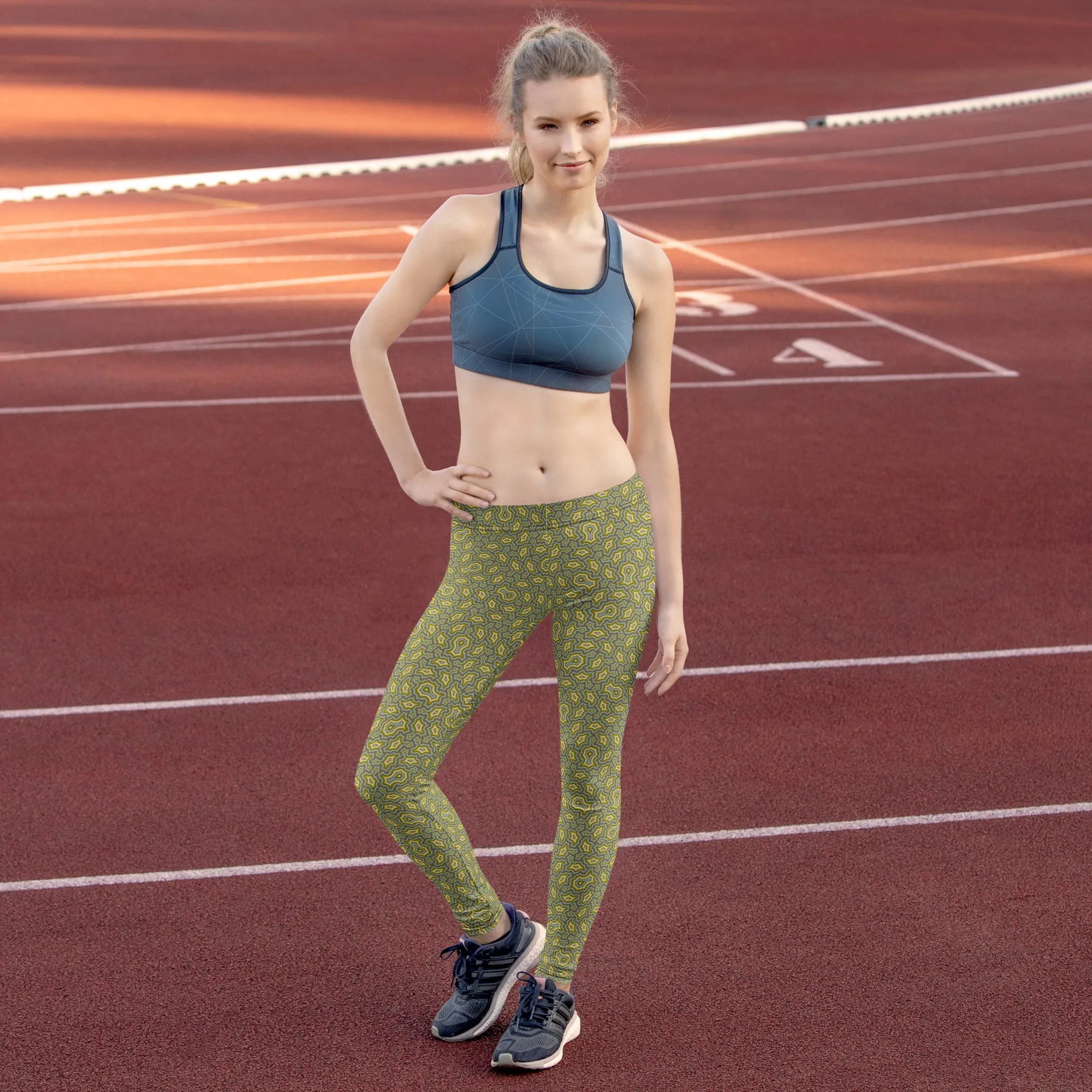 Leggings Geometric Pattern – Angelic Mexicana Purple Earth