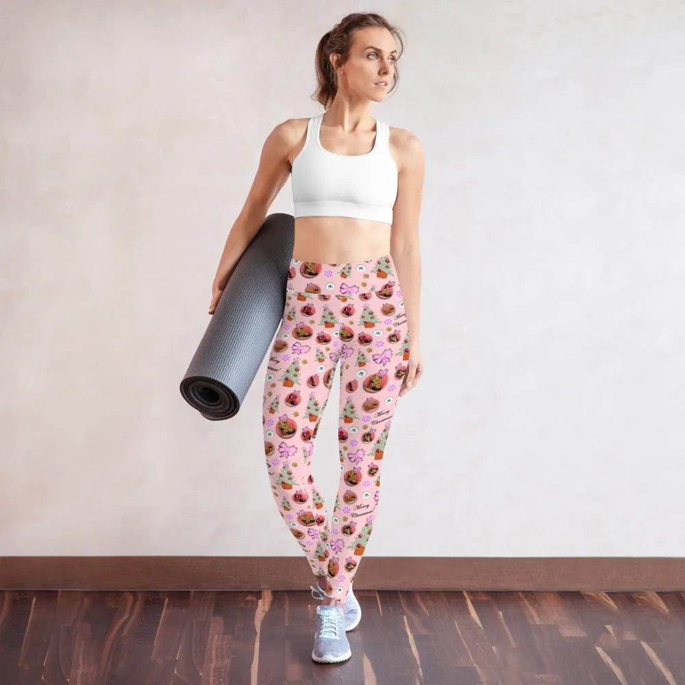 Leggings 'Pink Christmas'