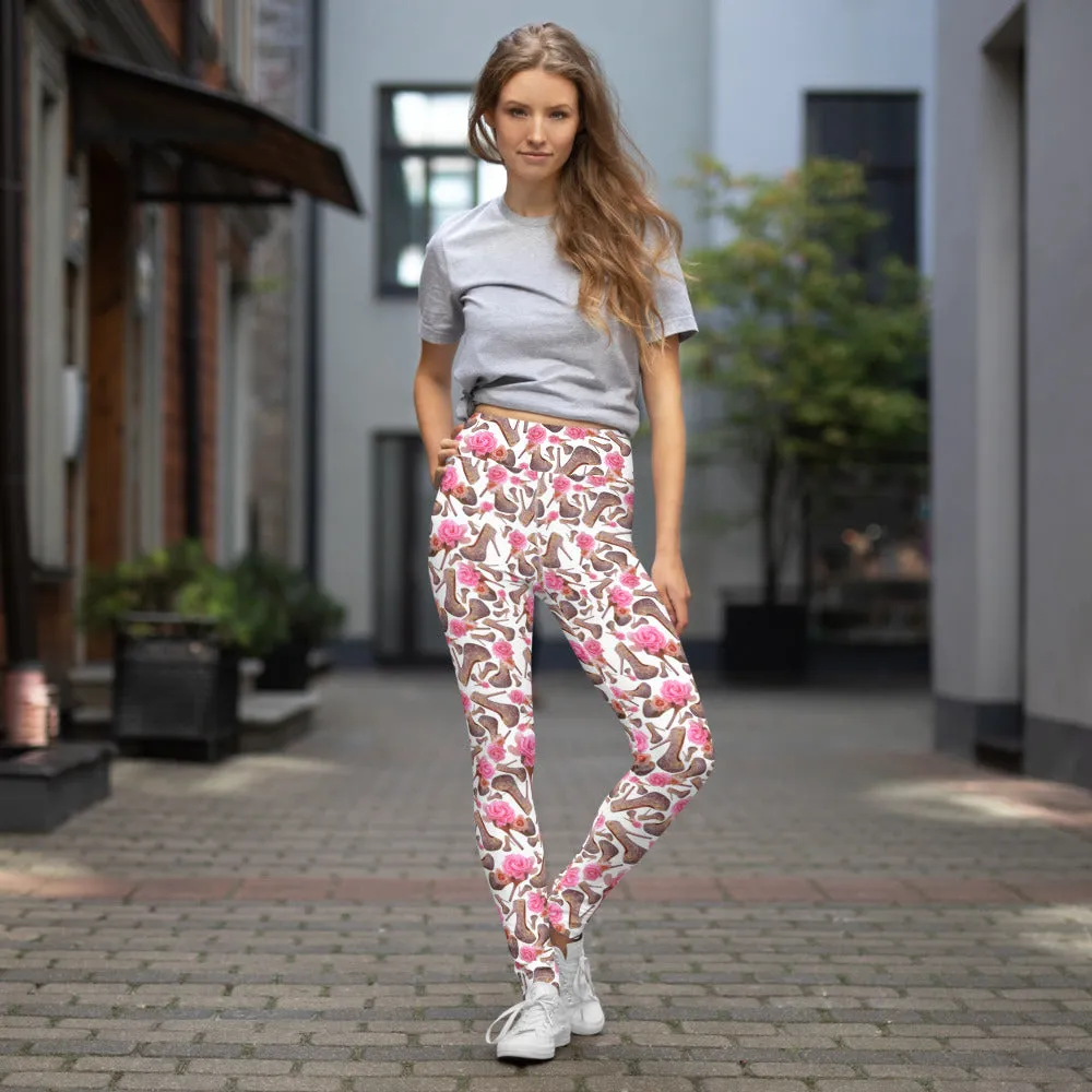 Leggings 'Rose shoes'