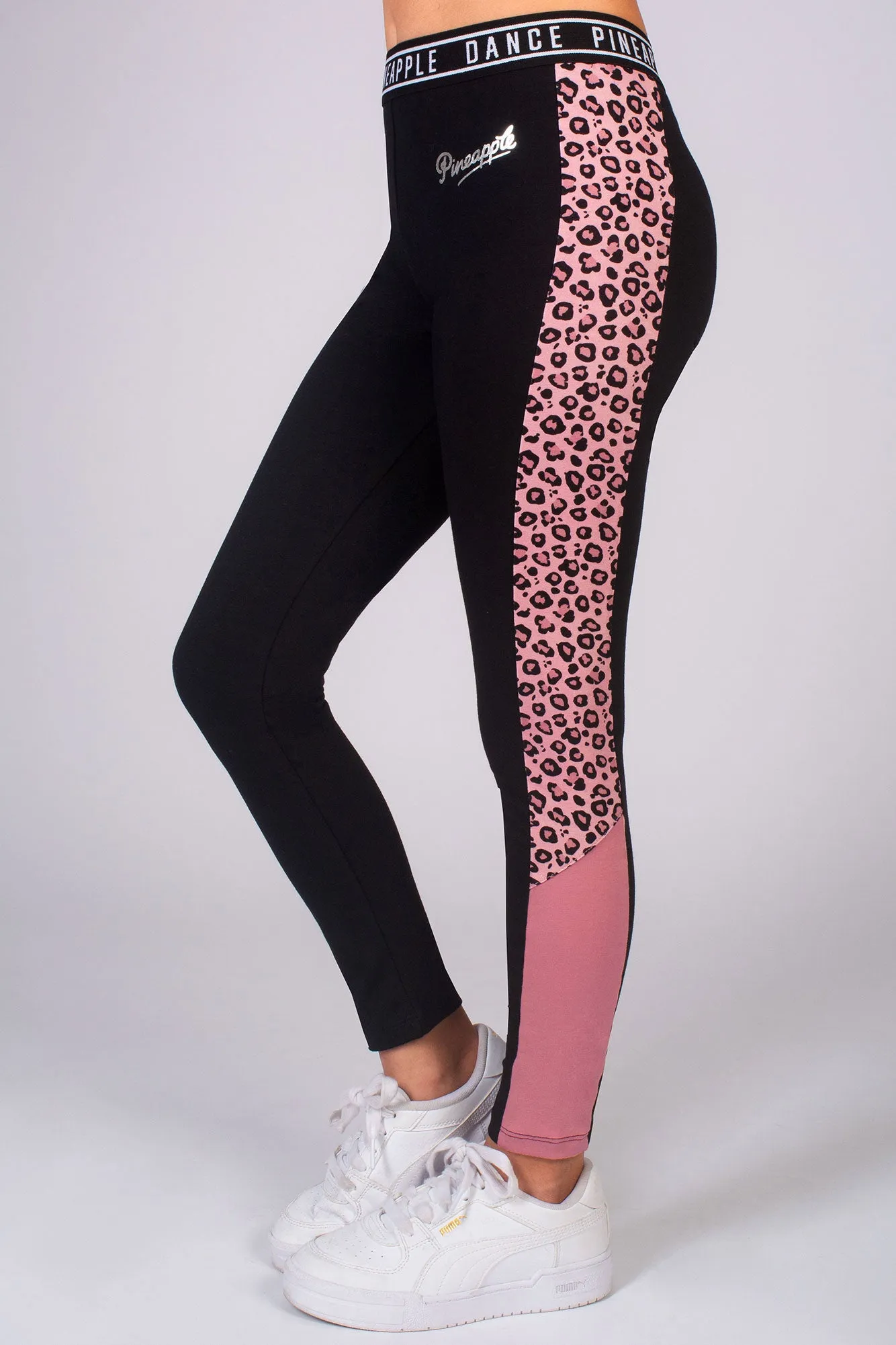 Leopard Panel Leggings