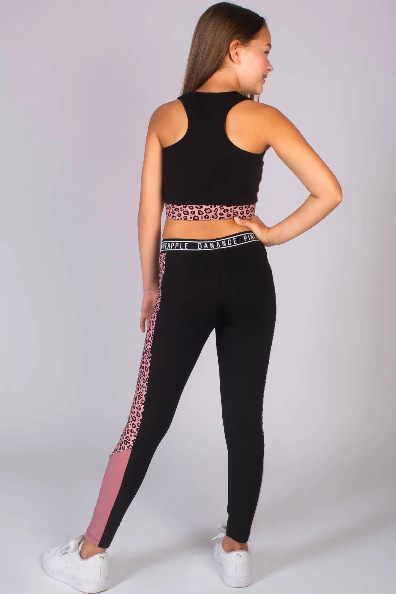 Leopard Panel Leggings