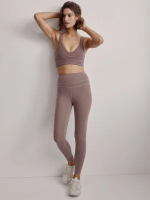 Let's Move High Legging 25 by Varley | Deep Taupe