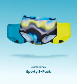 Light Leakproof No-Show Underwear Boyshort 3-Pack