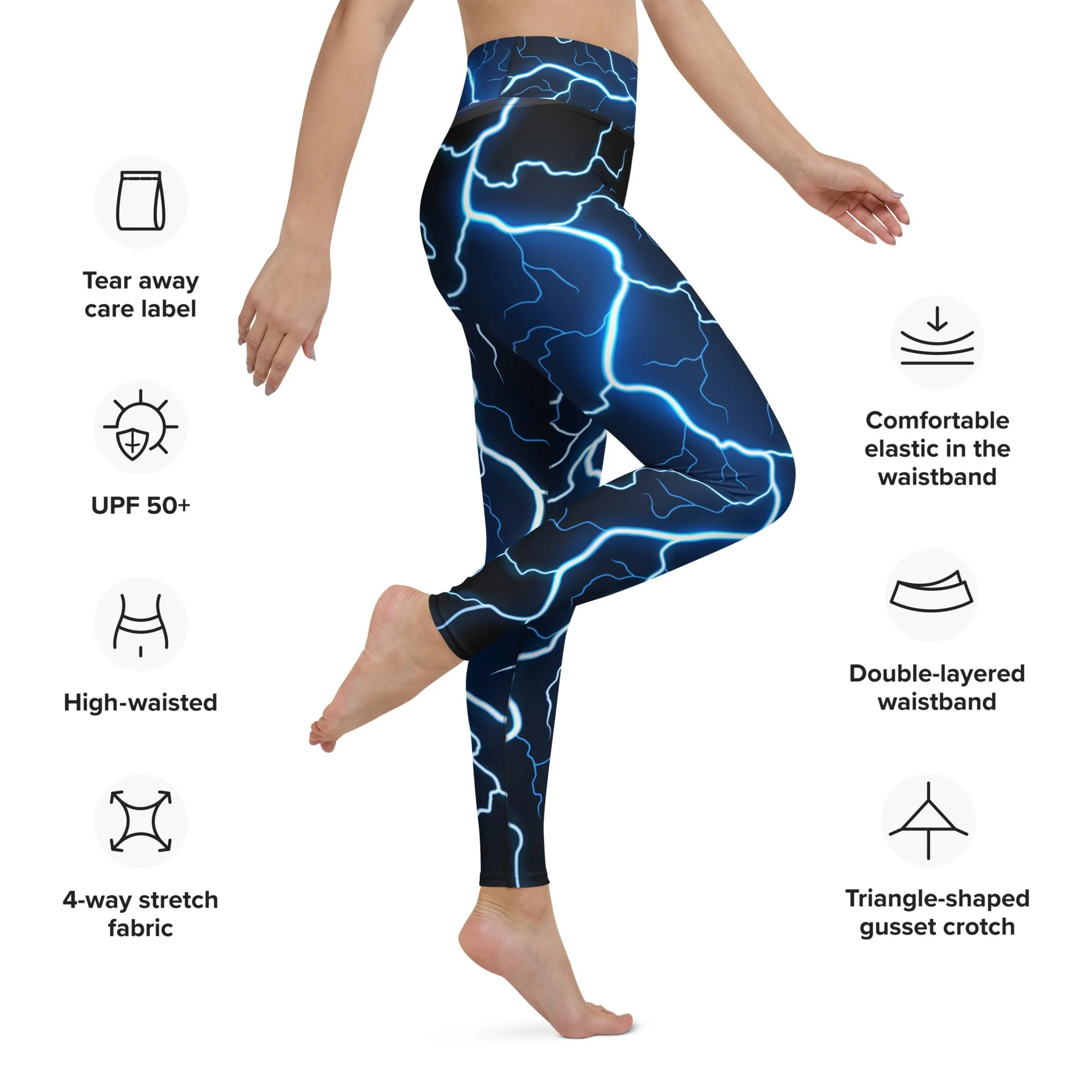 Lightning High-waist Yoga Leggings