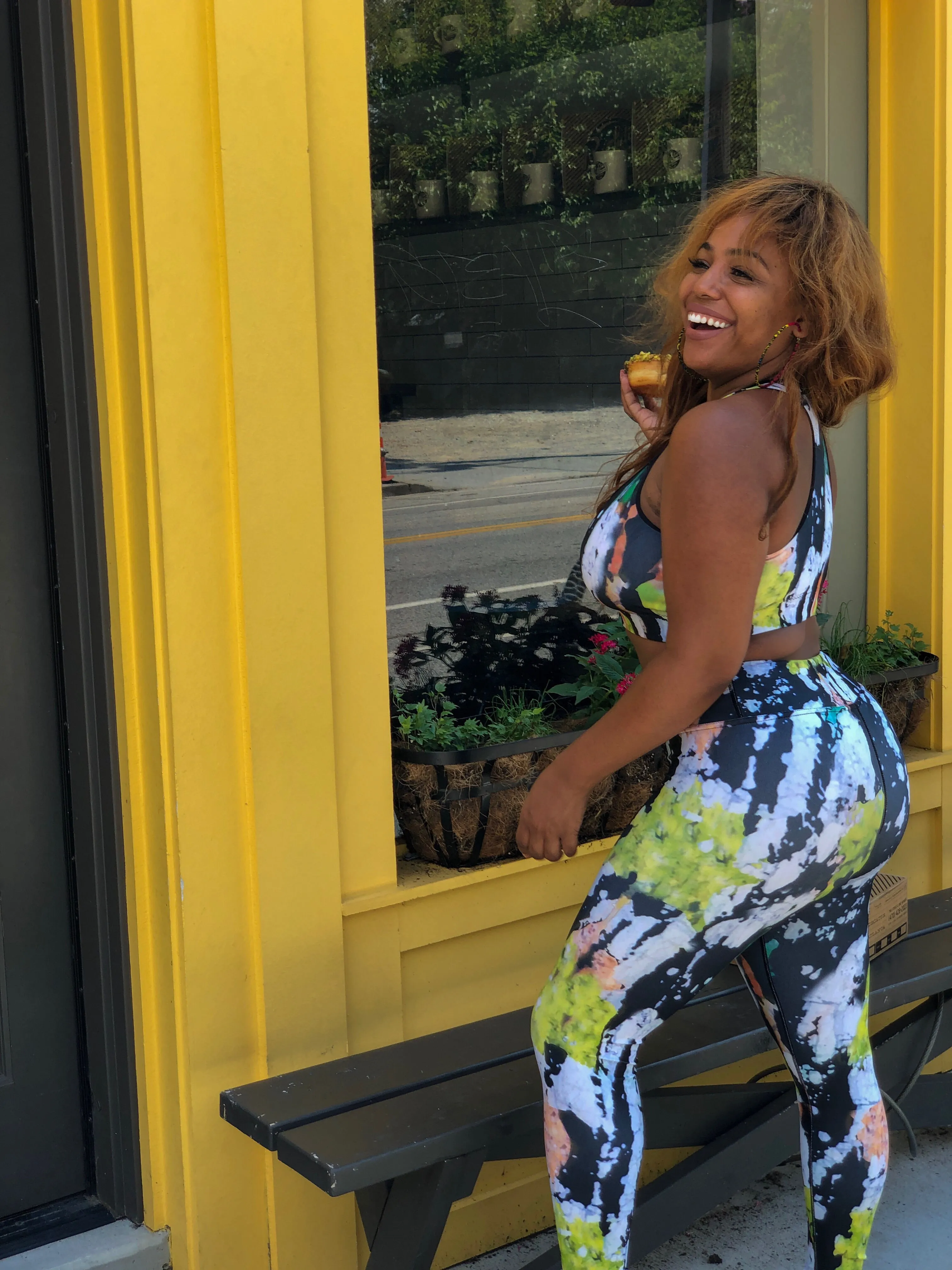 Lime Energy Yoga Leggings