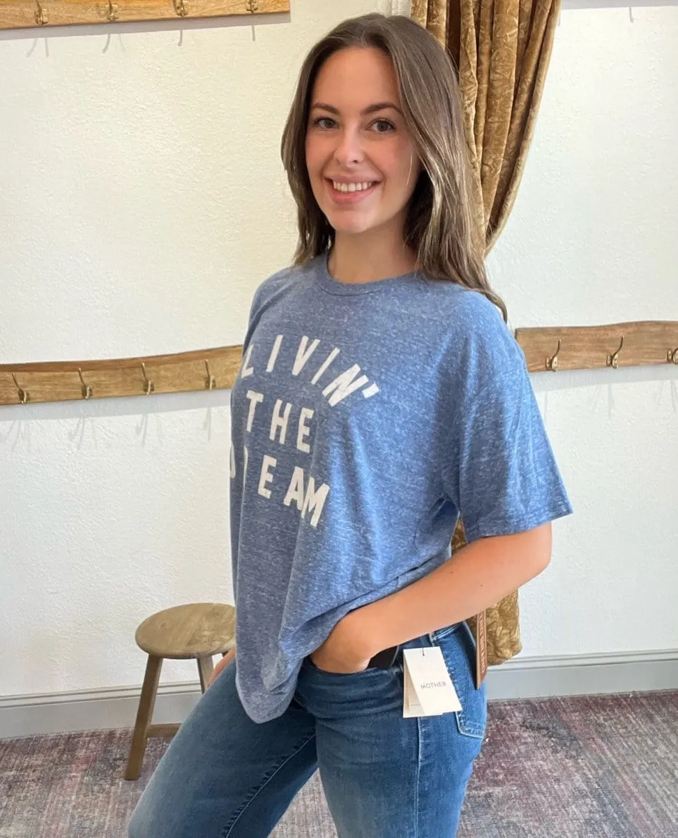 Living The Dream Blue Unisex Tee