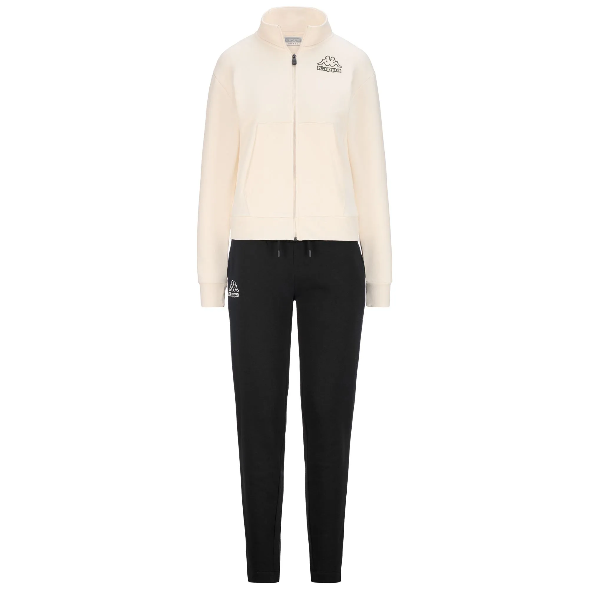 LOGO  FAMALI - Sport Suits - TRACKSUIT - Woman - BLACK-WHITE WHISPER