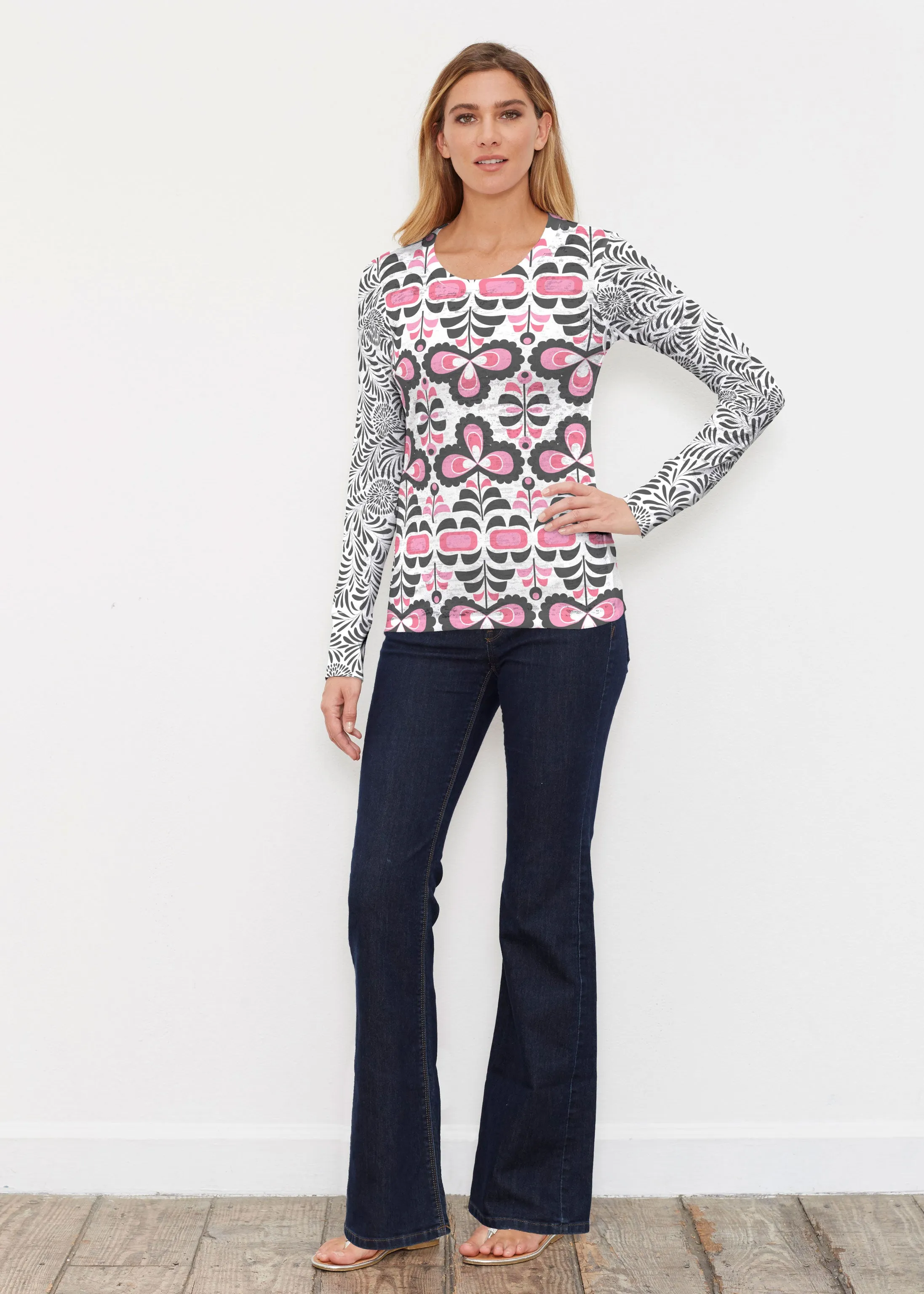 Lolly (8090) ~ Thermal Long Sleeve Crew Shirt