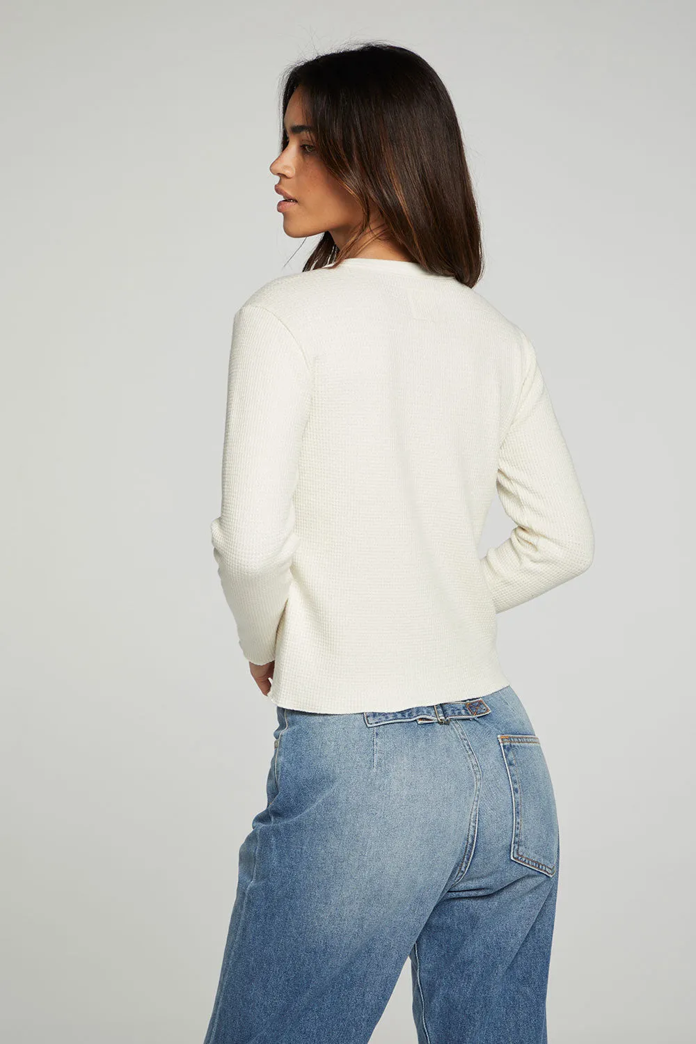 Long Sleeve Tee- cream