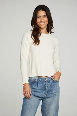 Long Sleeve Tee- cream