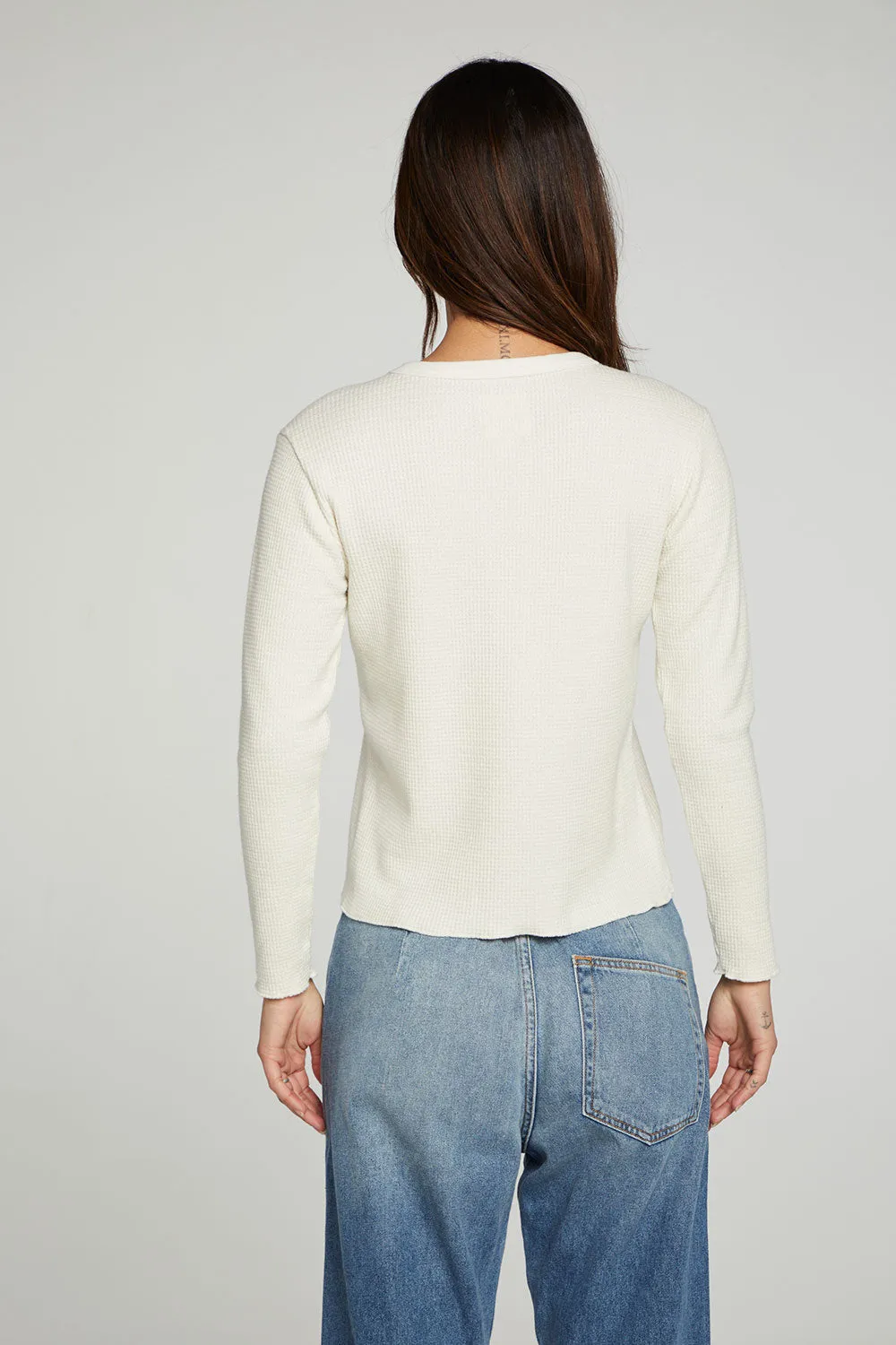 Long Sleeve Tee- cream