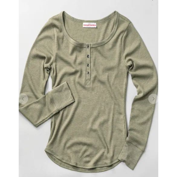 Long sleeve Waffle Knit Thermal