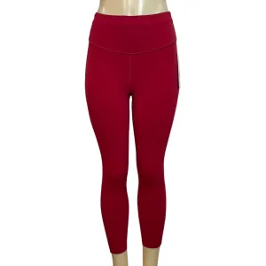 Lululemon 23" Dark Red High-Rise Fast and Free Leggings Size 6 - New